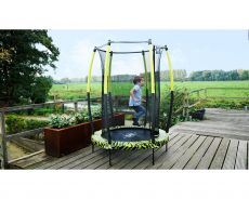 Батут із сіткою Exit Tiggy ø140cm black/green